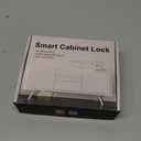 Anweller Smart Cabinet Lock, Hidden No Drill Adhesive Baby Proofing Child Proof Drawer Locks, Keyless RFID Bluetooth Cabinet Locks for Adults File Kitchen Cupboard Closet Liquor - Black