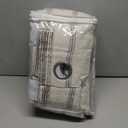 DriftAway Farmhouse Linen Blackout Curtains 102 Inches Long for Bedroom Striped Double Layer Thermal Insulated Sound Reducing Lined Grommet Rustic Drapes for Living Room 2 Panels W52 x L102, Gray