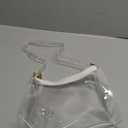 Stadium Approved Bags for Women -Shoulder Bags PVC Purse, Concert Bag (Clear-plastic Strap)