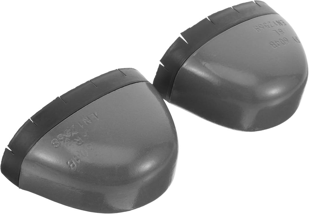 1 Pair Metal Foot Guard Toe Cover Composite Toe Inserts Work Toe Guard Steel Toe Cover Work Boot Toe Cover Work Boots Steel Toe Caps Accessories Men and Women Steel (US Size Man 7, Women 8.5)