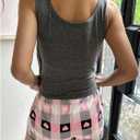 SOLY HUX Women's Pajama Set Sleeveless Pjs Cute Print Sleeveless Tank Top and Shorts Loungewear (Gray, S)