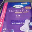 TENA Sensitive Care Incontinence Pads, Bladder Control, Postpartum for Women, Overnight Absorbency, Extra Coverage, 90 Count