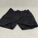 Amazon Essentials Men's 10” Lightweight Ripstop Stretch Cargo Short, Black, 38
