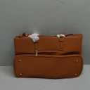 LOVEVOOK Laptop Tote Bag for Women,15.6 Inch Waterproof Computer Bags Women Business Office Work Bag Briefcase, Brown