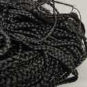 Fancy Hair Box Braided Wig for Black Women Square Knotless Full Double Lace Glueless Braid Wigs with Baby Hair for African American Women 32 Inches