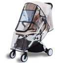 Bemece Stroller Rain Cover, Universal Stroller Accessory, Baby Travel Weather Shield, Windproof and Waterproof, Protect from Dust and Snow