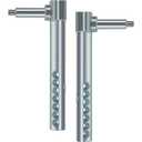 Yoursme AM131288 AM131289 Front and Rear Mower Deck Gage Wheel Arm for John Deere Mower Decks 48C 54C and 62C, Diameter 1”, Come with 1 Pair