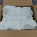 MAXYOYO Giant Bean Bag Chair for Adults, Upholstered Floor Sofa with Pillows and Armrests, Large Bean Bag Sofa Plush Chair Bean Bag Couch for Bedroom Living Room, Grey (Single)