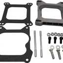 3/4" Open Carb Carburetor Adapter 4bbl Quadrajet Manifold to Holley Edelbrock 9130
