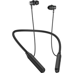 Neck Headphones Wireless Bluetooth，V5.2 with Microphone Neckband Bluetooth Headphones，35 Hours of Playtime in-Ear Neckband Earbuds no Power Button IPX7 Sweat-Resistant deep bass (Y6H)