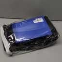 MIULEE Back Tab Blackout Curtains 102 Inch Long 2 Panels Set for Living Room Bedroom, Halloween Black Rod Pocket/Pinch Pleated Thermal Insulated Room Darkening Light Blocking Floor to Ceiling Drapes