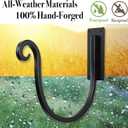 Garden Hose Holder Outside: Wall Mount Water Hose Holder - 8Inch Heavy Duty Garden Water Hose Hanger for Outside Hose Storage