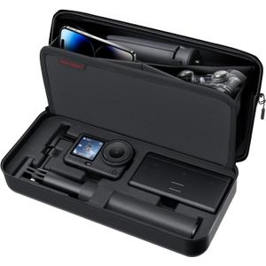 CYNOVA Carrying Case for DJI Osmo Action 6, PU Protective Storage Bag Compatible with Osmo Action 6 Adventure Combo & DJI Osmo Action 6 Accessories, Portable Travel Case