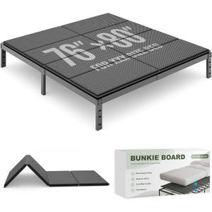 Bunkie Boards King Size(80"x76"), 8mm Bed Boards, King Size BunkieBoards to Stop Sagging, Light and Thin, Breathable, Noise Minimizing, Moisture Resistant Bunkieboards