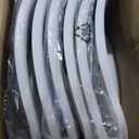 Amazon Basics Sturdy Foldable Plastic Chair, Portable, 350-Pound Capacity, White, 6-Pack