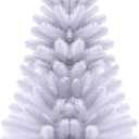 3Ft Premium Artificial Small Mini Christmas Tree for Tabletop,Home, Office, Indoor and Outdoor Decor,Holiday Decoration,Easy Assembly Metal Hinges & Foldable Base 160 Branch Tips White Tree