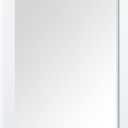 BOMINICA Rectangular Wall Mirror Framed Wall Mirror 16 x 20 for Bathroom, Living Room, Vanity, White
