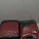 FH Group Flat Cloth Full Set Car Seat Covers Three Row 7 Seater - Universal Fit for Cars, Trucks & SUVs Burgundy