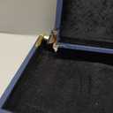 ZIKOUL Navy Blue Shagreen box Set of 2 Faux Leather Decorative Boxes,Large Nesting Storage Decorative Boxes with Lids for Modern Home Decor Stacking Jewelry Box Organizer