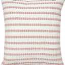 Parklane Woven Pillow, 18"x18", White