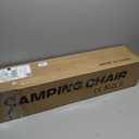 MENOLY Camping Chair with Shade Canopy, Folding Canopy Chair with Cooler Bag for Outdoor Sports, Lawn Chairs with Extra Storage Space, Sturdy Steel Frame for Camping, Beach, Tailgates, Fishing