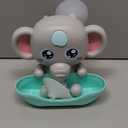 Baby Bath Toys, Magnetic Charging Music Bath Bubble Machine, Elephant Bubble Maker for Kids Ages 1-3 4-8, Toddler Bathtub Toy Gift for Boys and Girls (Grey)