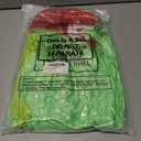 Jecery 4 Pcs Christmas Green Furry Costume Outfits for Women Lime Cloak Cape with Red Tutu Skirt Green Heart Dangle Earrings Furry Hair Bow Headband for Xmas Holiday Halloween Party