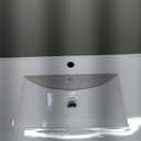 36" Ceramic Vanity Sink Top (Glossy White)