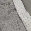 Shag Area Rug for Bedroom 3x5,Grey Fluffy Area Rugs for Living Room,Soft Fuzzy Rug Non-Shedding Indoor Plush Carpet for Kids Bedroom Nursery Dorm Home Decor