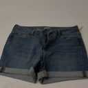 Amazon Essentials womens Mid-Rise Slim Fit 4" Denim Shorts (Vintage Wash) 14