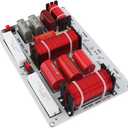 3 Speaker Crossovers, 350W 3 Way 3 Speaker Unit HiFi Home Speakers Audio Frequency Divider Crossover Filters