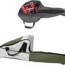 WLSANX 19 inch Chainsaw Carrying Bag, Chainsaw Storage Bag, Oxford Cloth Chainsaw Case Bag, Portable Chainsaw Holder Fit for 16"/18"/19", Chainsaw Bag with Buffer Cotton & Handle Sticky (Green)