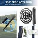 Magnetic Golf Cart Alloy Phone Holder Compatible with Mag-Safe iPhone 12-17, Fits EZGO, Club Car, Yamaha, Golf Cart Accessories Essentials 2026 Valentine's Day Ideas Golf Gifts for Men Women Him