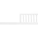 DaVinci Jenny Lind Toddler Bed Conversion Kit (M3199) in White