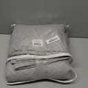 FLYMME Light Grey Twin Quilt Bedding Set Thin Lightweight Bedspreads, Soft Microfiber Bed Coverlet for All Season (1 Quilt, 1Sham) (Twin(68"x88"))