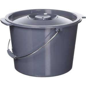 Medline Commode Bucket with Lid and Handle Case
