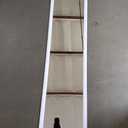 Beauty4U 50” x 14" Full Length Wall Mirror, White Baroque Door Mirror