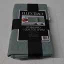 Ellen Tracy™ Stripe Single King Quilted Sham - Green, 20 x 26