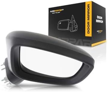 For Toyota Yaris iA 2017 2018 Door Mirror Passenger Side | Power | Manual Folding | Non-Heated | Non-Towing | w/Signal Light | Sedan | Paintable | Replacement For 87908WB006
