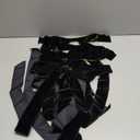 Aneco 6 Pieces Large Black Velvet Christmas Bows 35 x 16 Inch Christmas Swag Bow Pre Tied Fence Staircase Wreath Bows Holiday Tree Topper for Xmas Home Door Outdoor Decorations