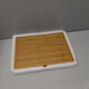 Dujust Japanese Tea Set, White Porcelain Tea Set with 1 Teapot Set, 6 Tea Cups, 1 Tea Tray, 1 Stainless Infuser, Cute Asian Tea Sets for Adults/Tea Lover/Women/Men (Plum in Golden)