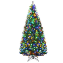 9 ft. Pre-Lit LED Hinged Artificial Christmas Tree with 1000 LED Lights and Stand
