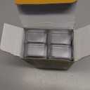 DetarZinLED Solar Step Lights for Outside, 4 Pack Solar Stair Lights Outdoor Waterproof, Warm White Deck Light Solar Powered Waterproof for Steps, Stairs, Walkway, Sidewalk, Patio, Pathway