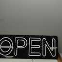 32"x12" Extra Large LED Open Signs for Business, Apanibu 2 Lines Unique Design Super Bright Neon Open Sign with Chain, 5 Levels Adjustable Brightness for Retail Shop Window Salon Restaurant (White)