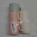 Kurala Coffee Mugs Set of 5, 10 Ounce Unbreakable Plastic Cups With Handle, 3 Basic Colors, Dishwasher Safe