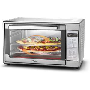 Oster Extra-Large Air Fryer Oven 10-in-1 Versatile Cooking Functions Fits 2 Large Pizzas Stainless Steel Perfect for Holiday Hosting