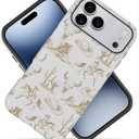 Case Compatible with iPhone 17 Pro Max,Fall Prevention Hybrid 2-Layer Hard Shell Phone Cover for Girls Boys,French Brown Western Cowboy