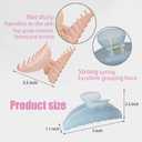 Hair Claw Clips for Thick Hair and Thin Hair (Pack of 4), Claw Clip for Women, Multicolor Large Hair Clow Clips for Long Hair, Fashion Hair Styling Accessories for Women