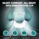 Anti Snoring Devices, 6-Pack Magnetic Snore Stopper with Adjustable Silicone Nose Clip, Effective Snoring Solution for Restful Sleep, Professional Nose Vents to Relieve Snoring for Men and Women