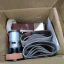 Multifunctional Electric Knife and Tool Sharpener, 7 Adjustable Speed Knife Making Belt Grinder Knife Sharpening System - For Hunting, Serrated & Kitchen Knives, Wood, Plastic, Crafts